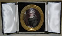 Miniature of Mary Bunn, painted in 1794 by Truro born Henry Bone RA