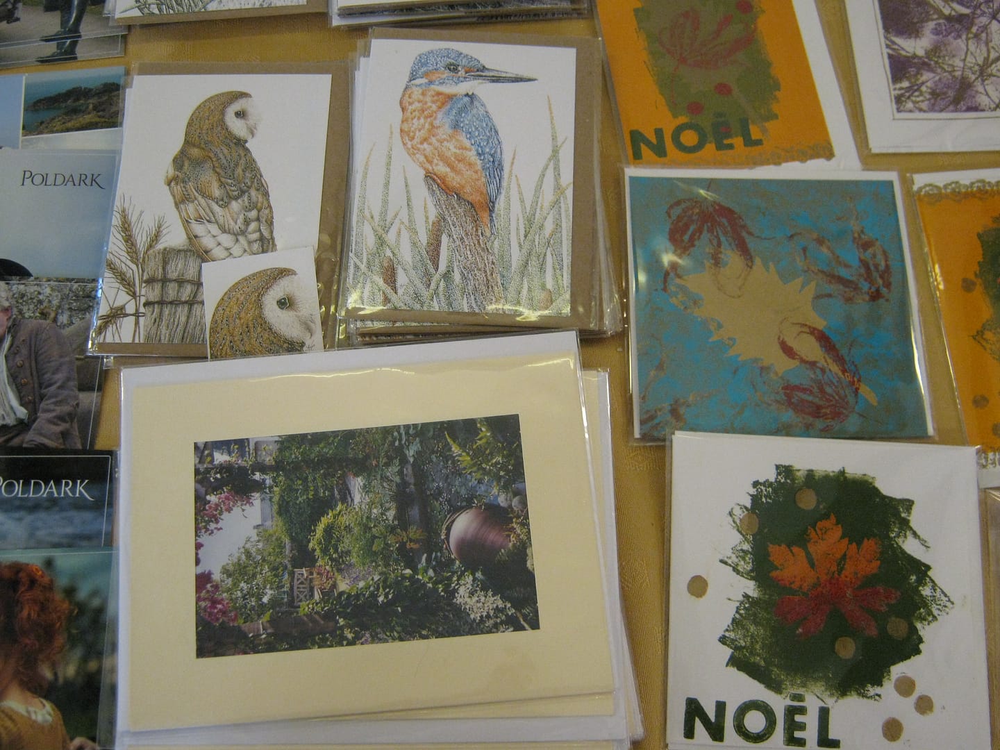 Cards for sale at the Museum coffee morning
