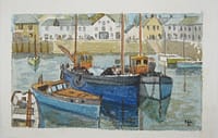 Cornish harbour by Nancy Lanyon Homer